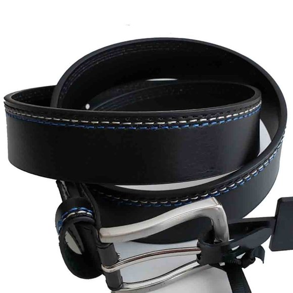 Lloyd Baker London Dress Belt Genuine Leather Black Men's Size 36 - Picture 1 of 5